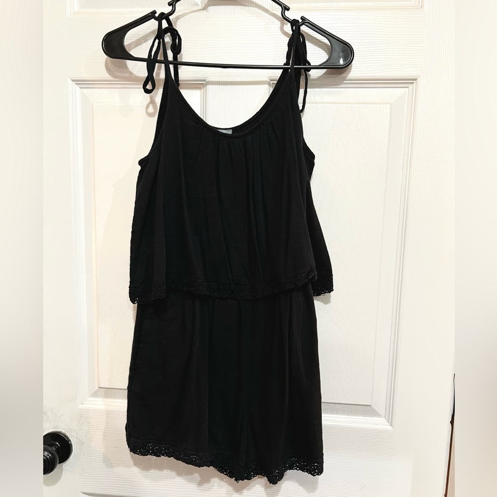 Aerie black romper